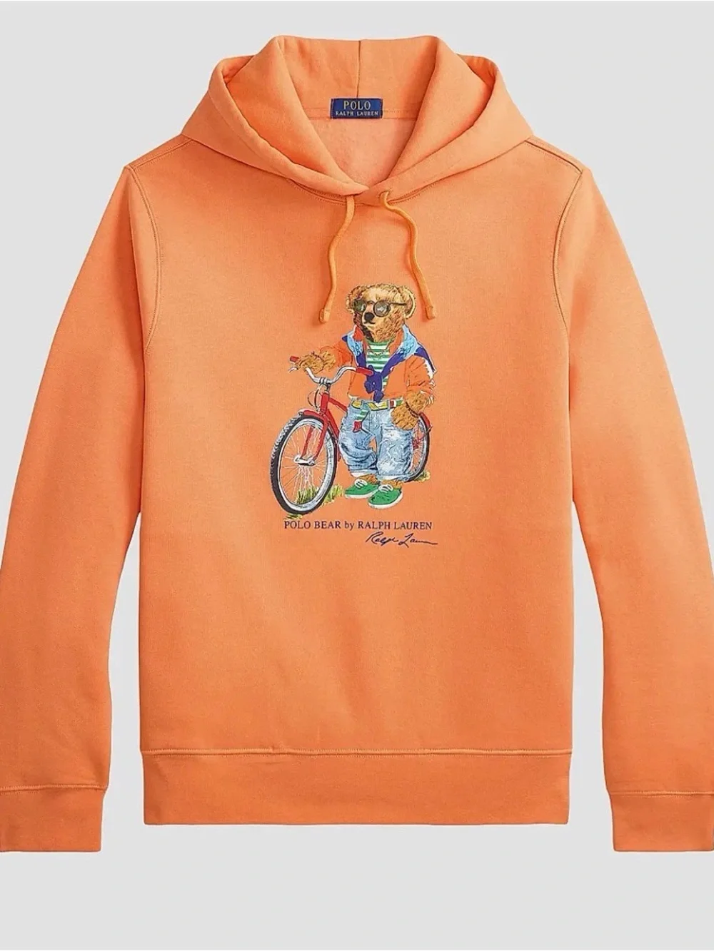 Polo by Ralph Lauren Orange Polo Bear Fleece Hoodie